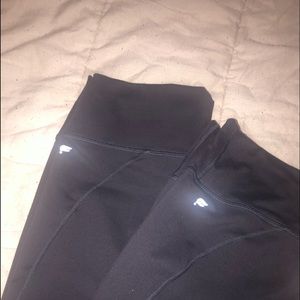 Grey fabletics high waisted leggings